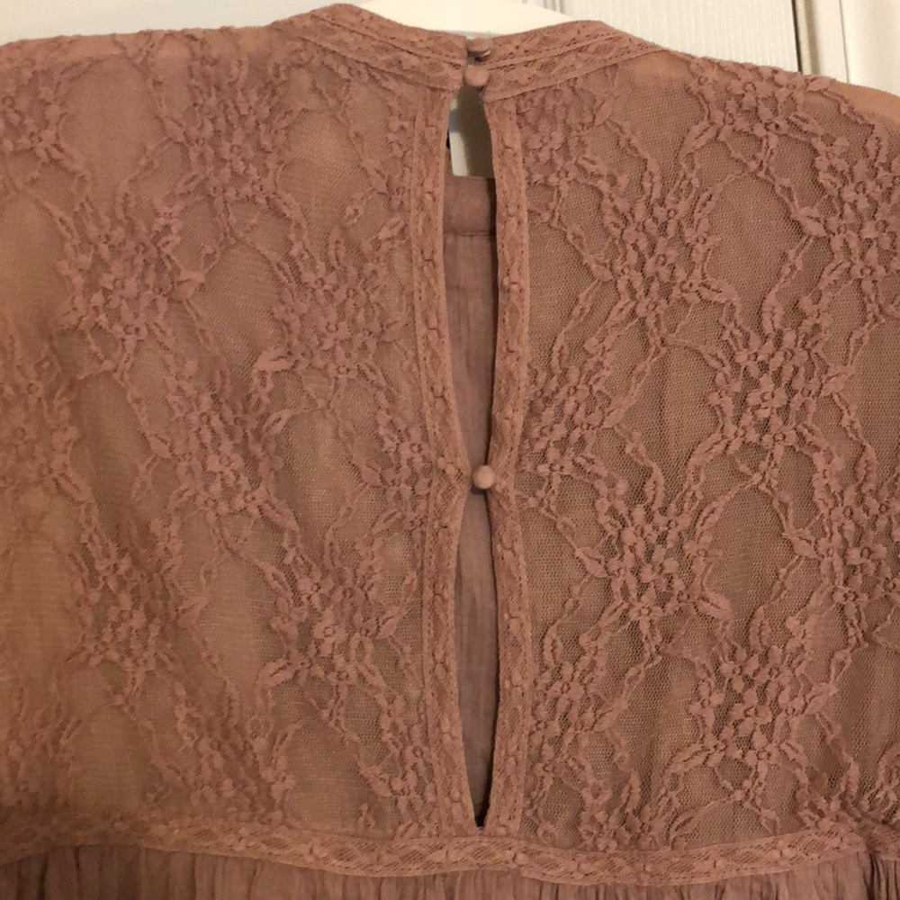GORGEOUS long bell sleeve lace detailed top - XL - Picture 6 of 7